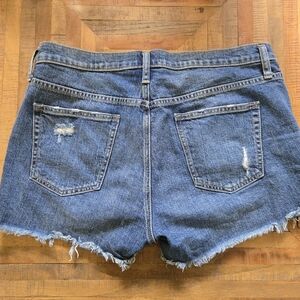 Silver Not Your Boyfriends Jean Shorts
